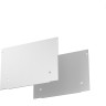 Заглушка декоративная MAYTONI ALM013EC-PL-W белая - 2шт.+ 8 саморезов для профиля ALM-11681-PL-B-2M